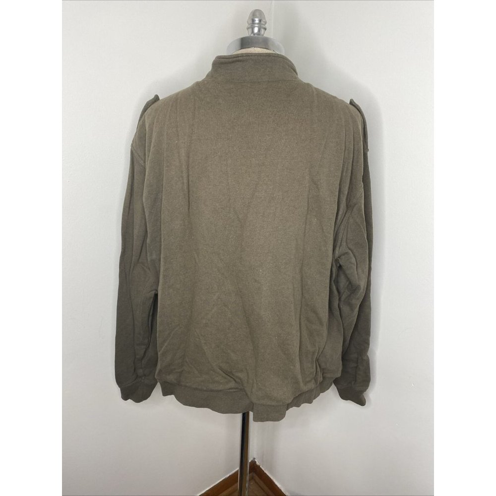 Orvis Vintage Issue Mens Jacket Black XXL Full Zip Pockets Softshell Coat Green - Picture 6 of 8